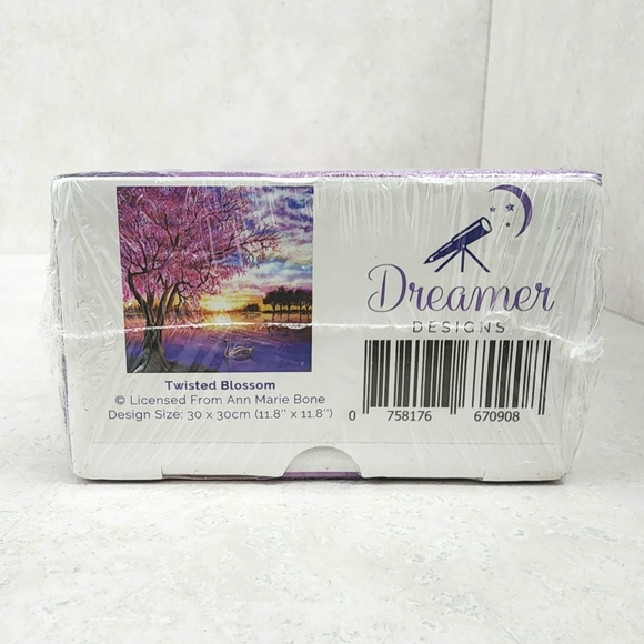 Diamond Canvas Kit Twisted Blossom Anne Marie Bone 30X30cm DYI Painting Sealed - Picture 6 of 13